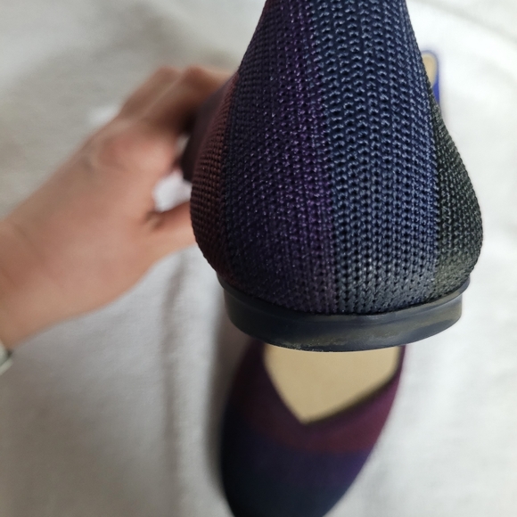 Rothy's Blackberry Captoe Flat - 7 - Picture 3 of 7